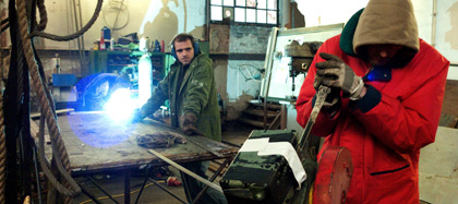 SYNAE 09 . Metallworkshop 3 Ecken